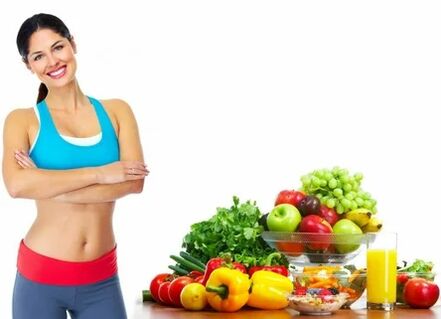 Yararlı ürünler ve spor kız