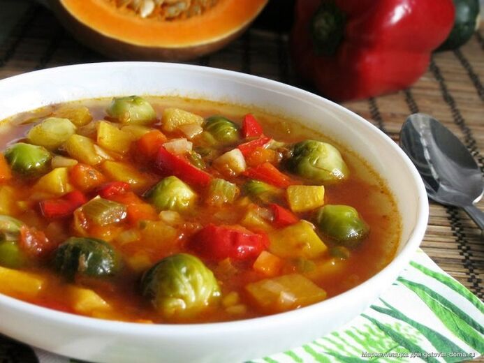 kilo kaybı için sebze çorbası